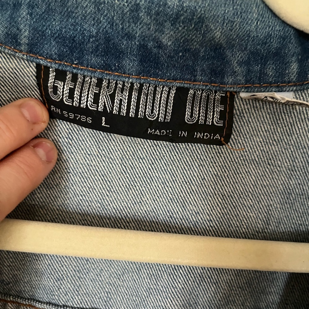 Generation One Jean Jacket. Size Large. - image 2